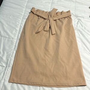 Tiffany & Grey Beige skirt